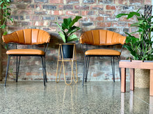 Load image into Gallery viewer, Pair of retro steel chairs