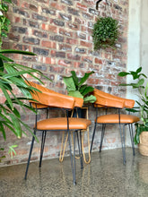 Load image into Gallery viewer, Pair of retro steel chairs