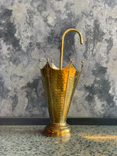 Load image into Gallery viewer, Vintage Brass Umbrella Stand