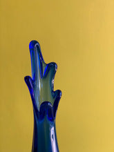 Load image into Gallery viewer, Vintage Blue Swung Vase