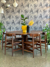 Load image into Gallery viewer, Mid-Century Imbuia dining set