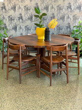 Load image into Gallery viewer, Mid-Century Imbuia dining set