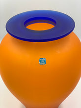 Load image into Gallery viewer, Murano Orange Vase