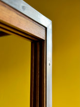 Load image into Gallery viewer, Vintage Glass & Steel Framed Display Cabinet