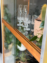 Load image into Gallery viewer, Vintage Glass & Steel Framed Display Cabinet
