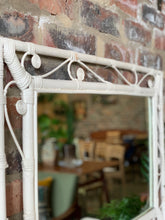 Load image into Gallery viewer, Vintage White Cane Mirror