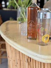 Load image into Gallery viewer, Retro Cane Bar with Four Bar Chairs