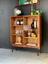 Load image into Gallery viewer, Vintage Drinks Cabinet / Bookcase