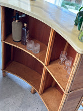 Load image into Gallery viewer, Retro Cane Bar with Four Bar Chairs