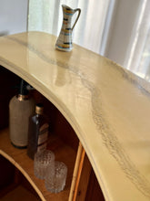 Load image into Gallery viewer, Retro Cane Bar with Four Bar Chairs