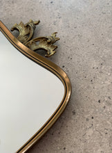 Load image into Gallery viewer, Vintage Brass Mirror