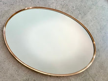 Load image into Gallery viewer, Oval Brass Wall Mirror