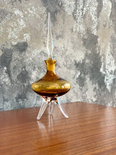 Load image into Gallery viewer, Vintage Amber Perfume Bottle