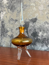 Load image into Gallery viewer, Vintage Amber Perfume Bottle