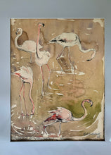 Load image into Gallery viewer, Ruth Yudelowetz Flamingo Artwork