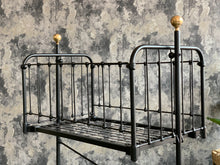 Load image into Gallery viewer, Vintage steel baby crib