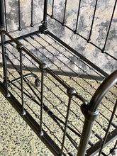 Load image into Gallery viewer, Vintage steel baby crib