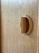 Load image into Gallery viewer, Mid-Century Oak Wardrobe on new Hairpin Legs