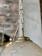 Load image into Gallery viewer, Round frosted glass pendant