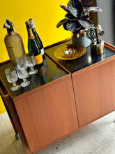 Load image into Gallery viewer, Expandable Teak Bar Cart by Niels Erik Glasdam Jensen - Denmark