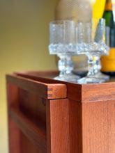 Load image into Gallery viewer, Expandable Teak Bar Cart by Niels Erik Glasdam Jensen - Denmark