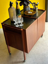 Load image into Gallery viewer, Expandable Teak Bar Cart by Niels Erik Glasdam Jensen - Denmark