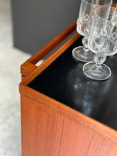 Load image into Gallery viewer, Expandable Teak Bar Cart by Niels Erik Glasdam Jensen - Denmark