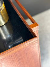 Load image into Gallery viewer, Expandable Teak Bar Cart by Niels Erik Glasdam Jensen - Denmark
