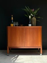 Load image into Gallery viewer, Expandable Teak Bar Cart by Niels Erik Glasdam Jensen - Denmark
