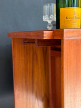 Load image into Gallery viewer, Expandable Teak Bar Cart by Niels Erik Glasdam Jensen - Denmark