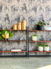 Load image into Gallery viewer, Mid-century steel & wood bookshelf