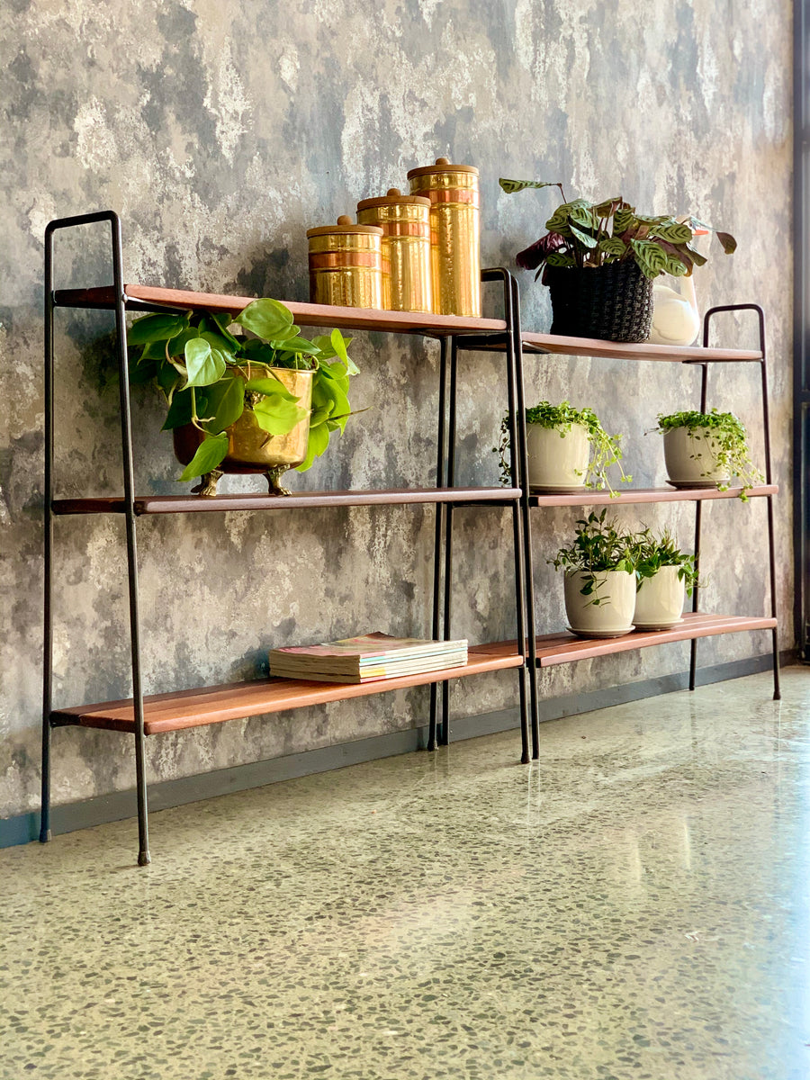 Mid-century steel & wood bookshelf – RE-TREND