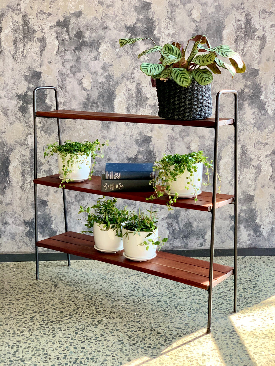 Mid-century steel & wood bookshelf – RE-TREND