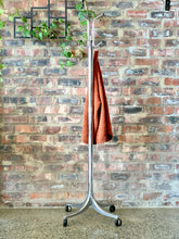 Load image into Gallery viewer, Chrome Vintage Coat Stand
