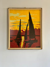 Load image into Gallery viewer, Sailing Ships Framed Tapestry