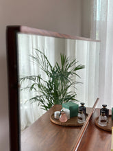 Load image into Gallery viewer, Retro Kiaat Dresser with Mirror & Matching Stool