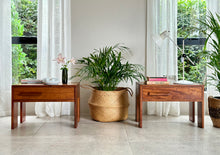 Load image into Gallery viewer, Pair of Retro Kiaat Pedestals