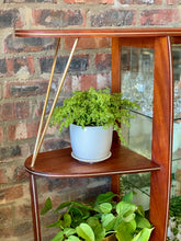 Load image into Gallery viewer, Retro display/drinks cabinet with brass detail