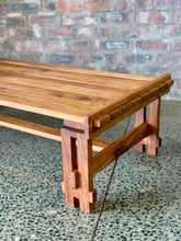 Load image into Gallery viewer, Kiaat cubist style, coffee table