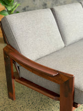 Load image into Gallery viewer, Mid-Century Imbuia lounge suite