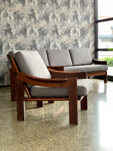 Load image into Gallery viewer, Mid-Century Imbuia lounge suite
