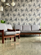 Load image into Gallery viewer, Mid-Century Imbuia lounge suite