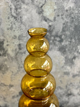 Load image into Gallery viewer, Italian Retro Amber Bubble Vase