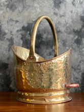 Load image into Gallery viewer, Vintage Brass Coal Bucket