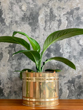 Load image into Gallery viewer, Vintage Brass Planters