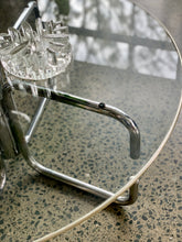 Load image into Gallery viewer, Glass and Chrome Coffee Table