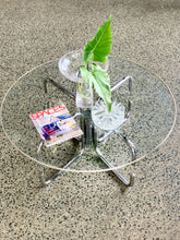 Load image into Gallery viewer, Glass and Chrome Coffee Table