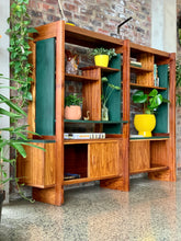 Load image into Gallery viewer, Retro wooden wall unit