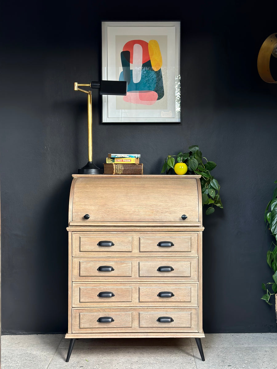 Modernized Vintage Writing Bureau – RE-TREND