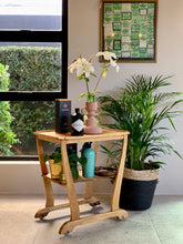 Load image into Gallery viewer, Oak Drinks Trolley